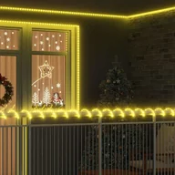 Oświetlenie świąteczne - vidaXL Lina świetlna z 1200 diodami LED Ciepła biel 50 m PVC - miniaturka - grafika 1