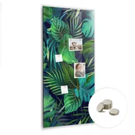 Tablice i flipcharty - Magnetyczny Organizer na Ścianę 120x60 cm - Egzotyczne duże liście - miniaturka - grafika 1