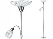 Lampy stojące - Lampa podłogowa Sonata 2 chrom kryształki - miniaturka - grafika 1