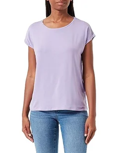 VERO MODA Vmava Plain Ss Top Gajrs Noos T-Shirt damski, Sand Verbena, M - Koszulki i topy damskie - miniaturka - grafika 1