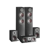 Głośniki i kolumny - DALI OBERON 7/1/VOKAL kino domowe (zestaw 5.0 black) - miniaturka - grafika 1