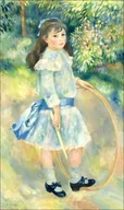Plakaty - Galeria Plakatu, Plakat, Girl With A Hoop, Auguste Renoir, 70x100 cm - miniaturka - grafika 1