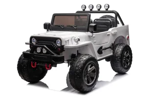 Auto Na Akumulator Star JH-102 Białe 4x4 - Pojazdy elektryczne dla dzieci - miniaturka - grafika 6