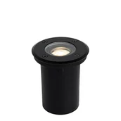 Lampy ogrodowe - QAZQA Nowoczesny reflektor zewnętrzny naziemny czarny 35 mm regulowany IP65 - Delux - miniaturka - grafika 1