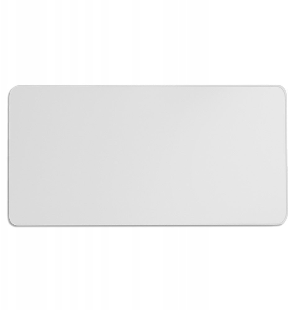 NoName Podkładka PODKŁADKA dla GRACZY GAMINGOWA Pod Mysz Myszkę 90X40cm White Wyprzedaż Biel