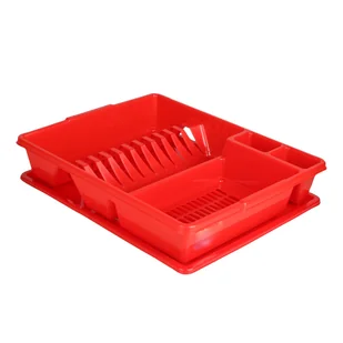 Altom SUSZARKA DO NACZYŃ CLASSIC 43X35X9CM CZERWONY (011) 5902443993213 - Suszarki do naczyń - miniaturka - grafika 1