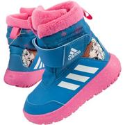 Buty dla dziewczynek - Buty adidas Winterplay Frozen Jr GZ1709 niebieskie - miniaturka - grafika 1