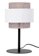 Lampy stojące - Beżowo-biała lampka stołowa w stylu boho - 4X A713 E5-G52 - miniaturka - grafika 1