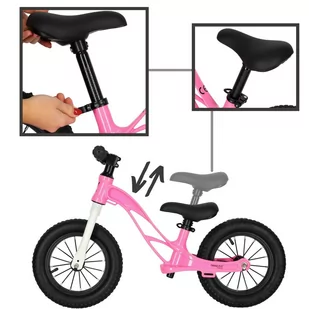 Rowerek biegowy Trike Fix Active X1 różowy - Rowerki biegowe - miniaturka - grafika 6