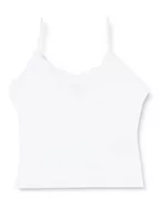 Koszulki i topy damskie - Dagi Damski top z wiskozy, biały, L, biały, L - miniaturka - grafika 1