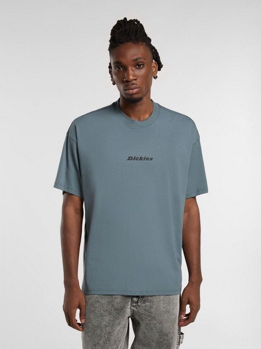 t-shirt uomo dickies enterprise tee dk0a4yrn g701 stormy weather