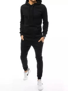 Dres męski czarny Dstreet AX0350-M - Dresy męskie - miniaturka - grafika 1