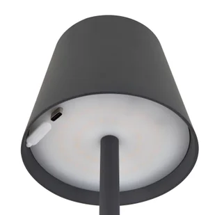 Globo Lampa stołowa LED Vannie, czarna, wysokość 36 cm, CCT - Lampy stojące - miniaturka - grafika 3
