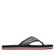 Klapki i japonki męskie - Japonki Tommy Hilfiger Comfort Corporate Beach Sandal FM0FM04616 Granatowy - miniaturka - grafika 1