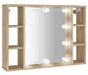 Toaletki - Toaletka na biurko z możliwością zawieszenia dąb sonoma R7-Z01 - miniaturka - grafika 1