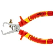 Kombinerki i obcęgi - NEO-TOOLS Szczypce do zdejmowania izolacji 160 mm 1000V CrV polerowane TOP-01-229 - miniaturka - grafika 1