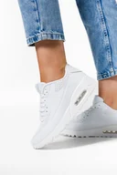 Moda i Uroda OUTLET - Białe sneakersy damskie buty sportowe na platformie sznurowane Casu B3363-5-39 - miniaturka - grafika 1