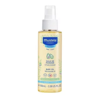 Mustela, Baby Oil, Olejek do masażu dla dzieci z olejkiem z awokado, 100ml - Balsamy i oliwki dla dzieci - miniaturka - grafika 1