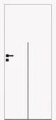 Drzwi wewnętrzne - Dre Drzwi Wewnętrzne Pełne Nova - Cell 80 Okleina Biała Mat - miniaturka - grafika 1