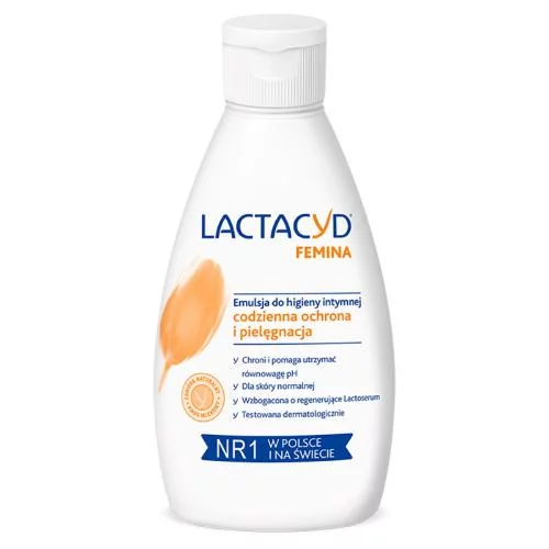 GlaxoSmithKline Lactacyd Femina emulsja do higieny intymnej 200ml