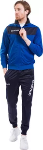 Dres Givova Tuta Visa Triacetato niebiesko-granatowy TR018 0204-2XL - Dresy męskie - miniaturka - grafika 1