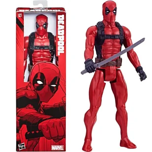 Marvel Hasbro Figurka Deadpool 30 cm E2933 X-Men Superbohater - Figurki dla dzieci - miniaturka - grafika 1
