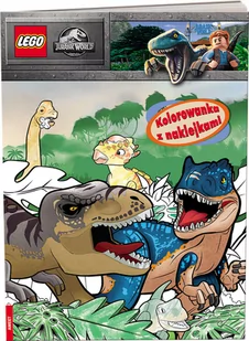 Lego Jurassic World Kolorowanka z naklejkami Nowa - Kolorowanki, wyklejanki Lego Jurassic World Kolorowanka z naklejkami Nowa - Kolorowanki, wyklejanki - miniaturka - grafika 2
