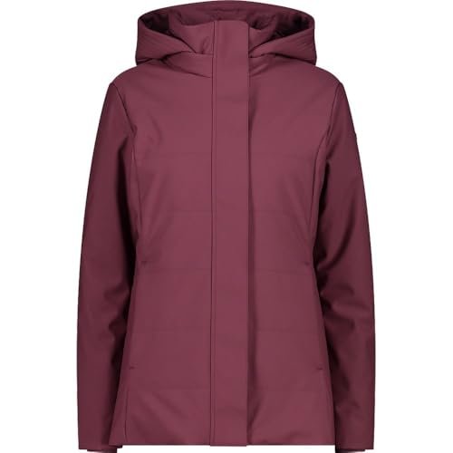 CMP - Damska kurtka z odpinanym kapturem, Burgundy, 44