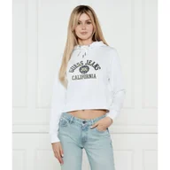 Bluzy damskie - Guess Jeans Bluza Cropped Fit - miniaturka - grafika 1