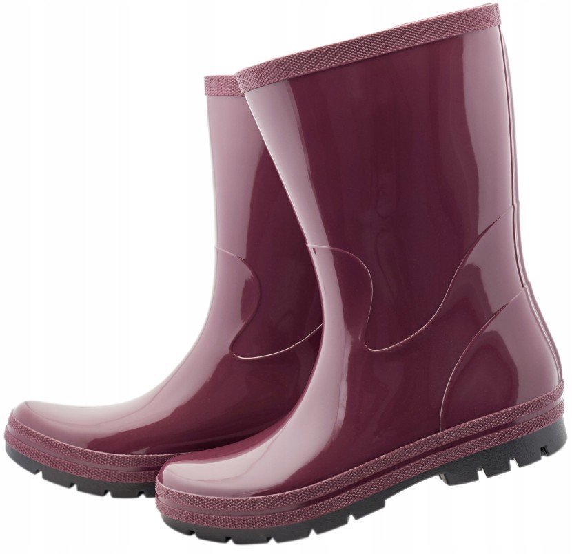 LEKKIE WYGODNE POLSKIE GUMOWCE KALOSZE DAMSKIE ELEGANCKIE WYSOKA JAKOŚĆ 40