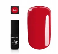 Lakiery hybrydowe - lakier hybrydowy Flexy 245 czerwony 4,5 g do paznokci TPO free - miniaturka - grafika 1