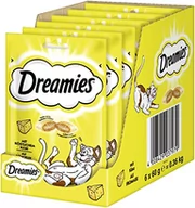 Suplementy i witaminy dla kotów - Dreamies Przysmak Dla Kota Z Serem 6 X 60G - miniaturka - grafika 1