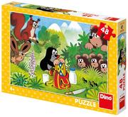 Puzzle - Krecik i Przyjaciele Puzzle Smakołyk 48 el. - miniaturka - grafika 1