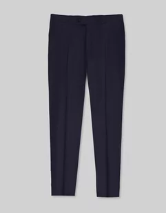 spodnie albino granatowy slim fit - Spodnie męskie - miniaturka - grafika 1