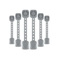 Zabezpieczenia dla dzieci - Zabezpieczenie szafek i szuflad RICOKIDS RK-982 (6 sztuk) Szary - miniaturka - grafika 1