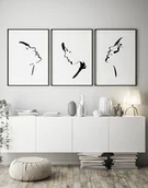 Obrazy i zdjęcia - Zestaw plakatów - Minimalistyczne kobiety (set168) - miniaturka - grafika 1