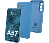 Etui i futerały do telefonów - Bizon Soft do Galaxy A57 5G Niebieski - miniaturka - grafika 1