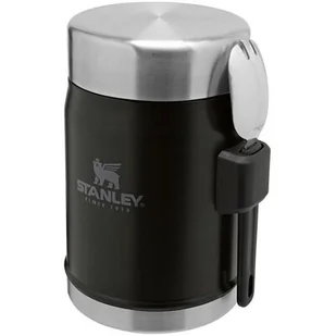 Stanley CLASSIC TERMOS OBIADOWY ZE SZTUĆCEM 400 ML CZARNY STAL NIERDZEWNA TWORZYWO SZTUCZNE 10-09382-005 - Termosy - miniaturka - grafika 1