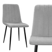 Krzesła - KRZESŁO DO SALONU JADALNI TAPICEROWANE NOWOCZESNE - miniaturka - grafika 1