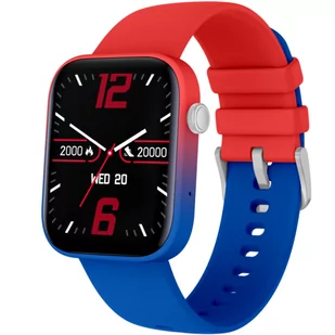 Rubicon RNCE97 Czerwono-niebieski - Smartwatch - miniaturka - grafika 1