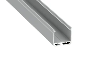 Profil aluminiowy DILEDA do taśm LED - Srebrny anodowany - 1m - Akcesoria do oświetlenia - miniaturka - grafika 1