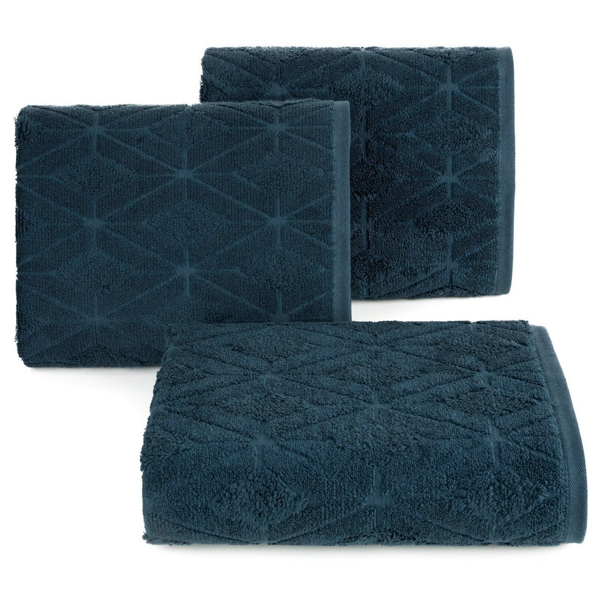 Ręcznik Sendi granatowy 50x90 cm egipska bawełna elegancki komfort