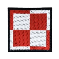Odzież taktyczna i umundurowanie - Patch Flaga Szachownica 50mm x 50mm - miniaturka - grafika 1