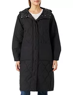 Apaszki i szaliki damskie - s.Oliver Damski płaszcz kominkowy, Czarny, 70 - miniaturka - grafika 1