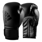 Rękawice bokserskie - Adidas Rękawice Bokserskie Hybrid 80 Czarne - miniaturka - grafika 1