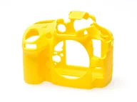 Akcesoria fotograficzne - EasyCover osłona gumowa dla Nikon D800/D800E żółta - miniaturka - grafika 1