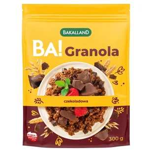 Bakalland BA! Granola czekoladowa 300 g - Płatki śniadaniowe i musli - miniaturka - grafika 1