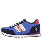 Trampki męskie - U.S. Polo Assn. Sneakersy w kolorze niebieskim - miniaturka - grafika 1