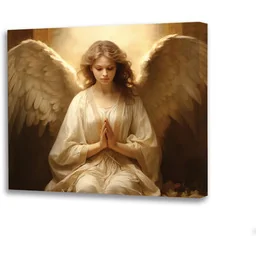 Obraz religijny na płótnie Anioł Stróż - Ikony i obrazy sakralne Obraz religijny na płótnie Anioł Stróż - Ikony i obrazy sakralne - miniaturka - grafika 1