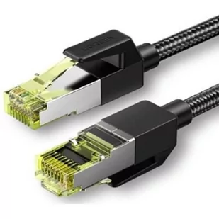 Ugreen UGREEN NW150 Kabel sieciowy w oplocie Ethernet RJ45 Cat.7 F/FTP 3m czarny 80424 - Kable miedziane - miniaturka - grafika 2